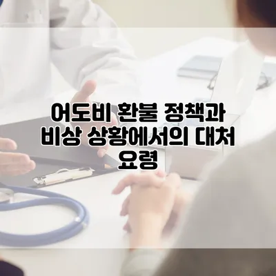 어도비 환불 정책과 비상 상황에서의 대처 요령