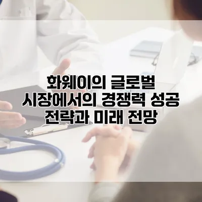화웨이의 글로벌 시장에서의 경쟁력: 성공 전략과 미래 전망
