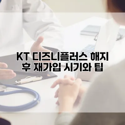 KT 디즈니플러스 해지 후 재가입 시기와 팁